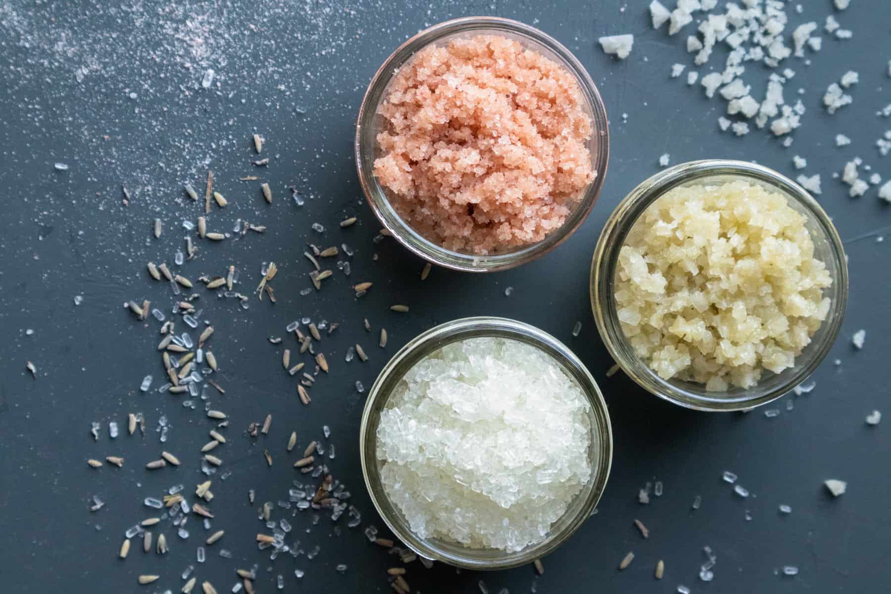 Salt Scrub Recipe with Four Ingredients