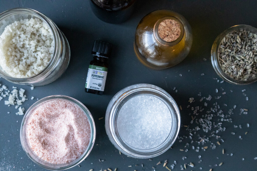 Salt scrub ingredients